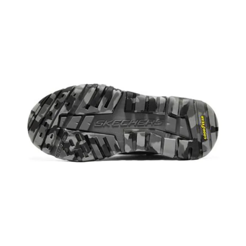 Skechers ARCH FIT RECON Cushioned Slip Resistant Abrasion Resistant Low Top Trekking Shoes Men's Black-4