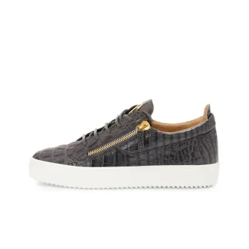 Giuseppe Zanotti/GZ Frankie Low Top Stylish Skateboarding Shoes Dark Gray