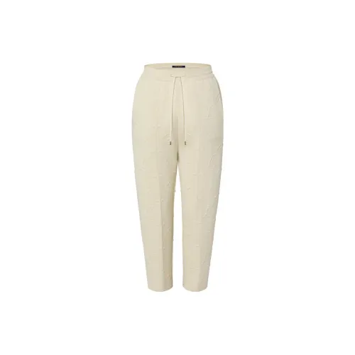 LOUIS VUITTON New Quarterly Products Of LV Knit Sweatpants Women's Beige