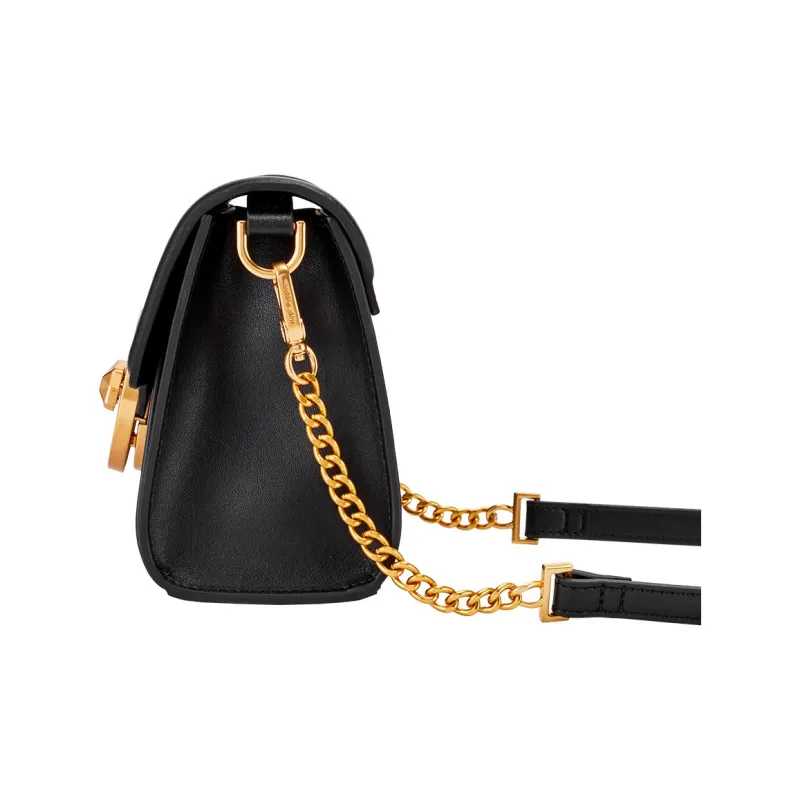 Hush Puppies High grade Cowhide Shoulder Bag, Crossbody Bag Women's Black-2