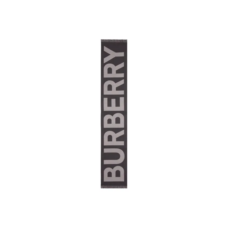Burberry Knit Scarves Women's Flint Gray-0