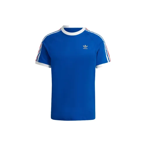 Adidas Originals 3-Stripes T-Shirts Men Royal Blue