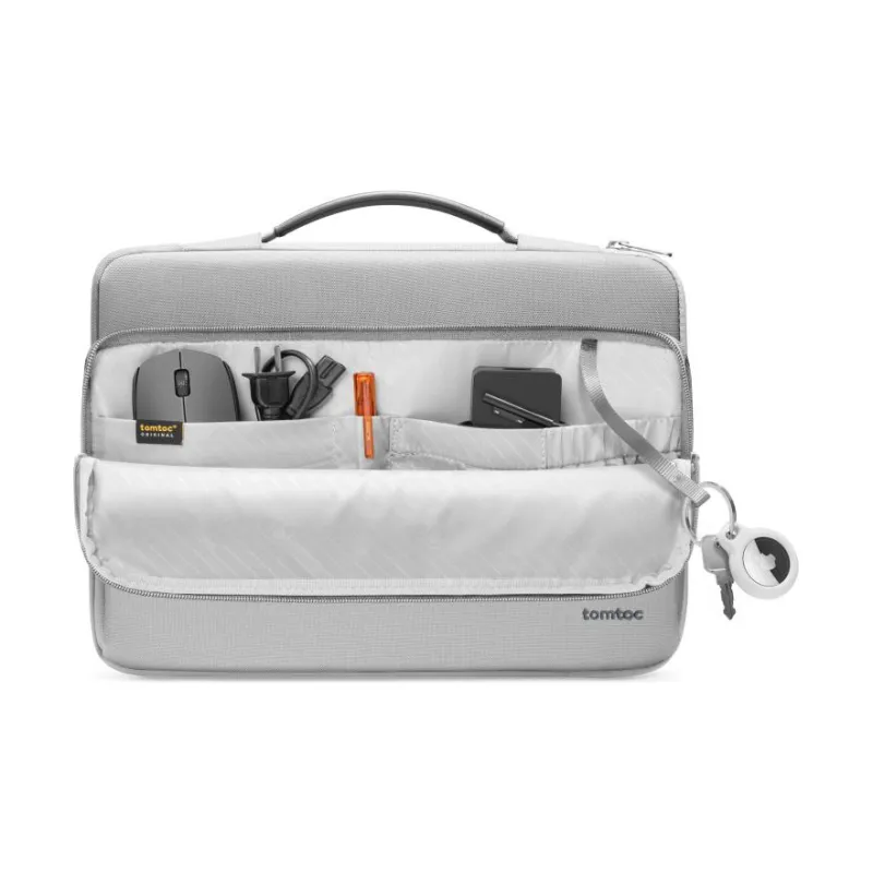 Tomtoc Polyester Commute Office Laptop Bag Regular Unisex Multicolor-5