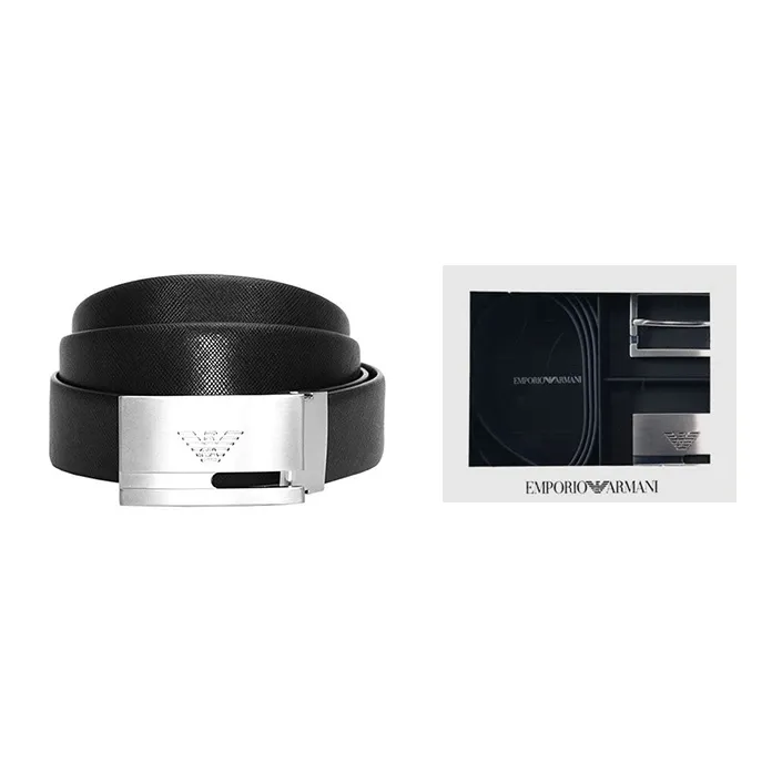 EMPORIO ARMANI Logo Buckle Fastened Belt-5