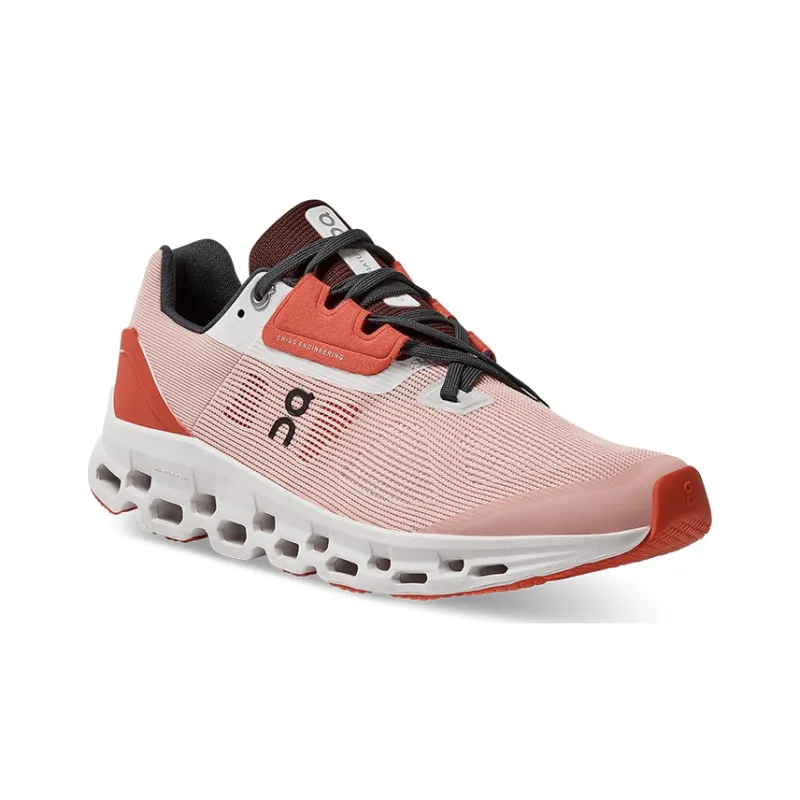 On Running Cloudstratus Rose Red Women's-2