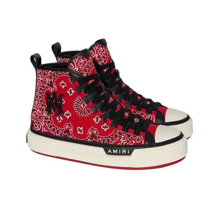 AMIRI M.A. Logo Court High 'Bandana - Red'-1
