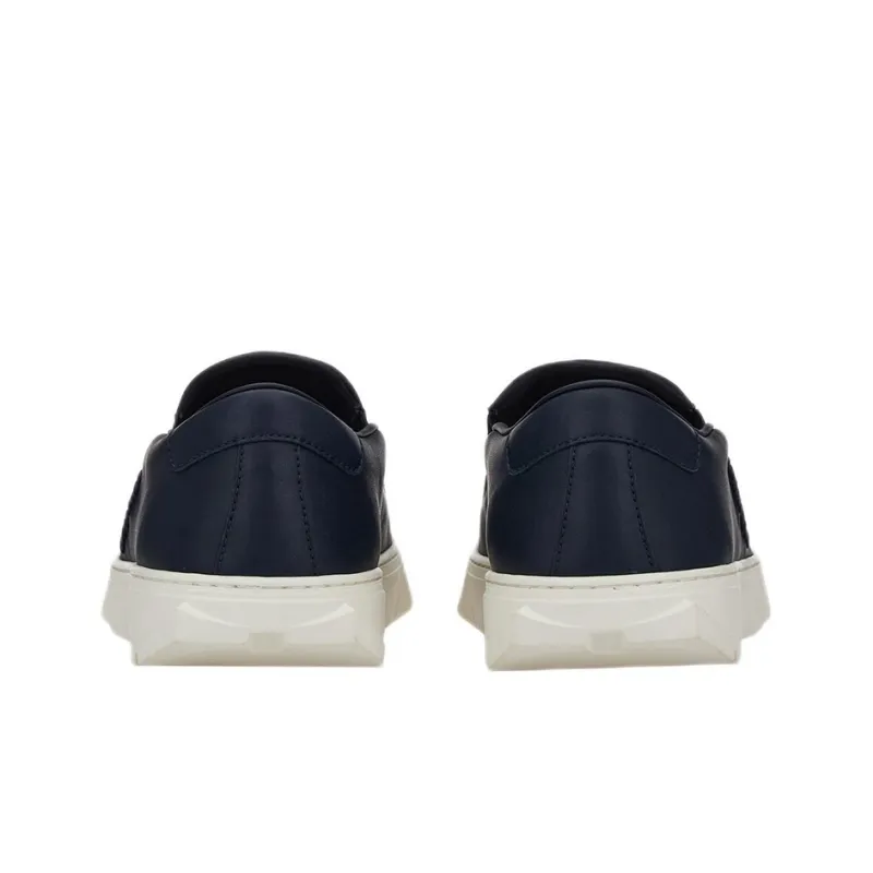 FERRAGAMO GANCINI Stylish Skateboarding Shoes Men's Dark Blue-3