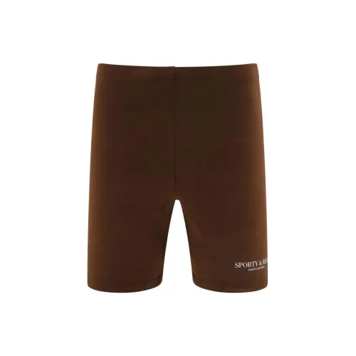 SPORTY & RICH Casual Shorts Men Brown