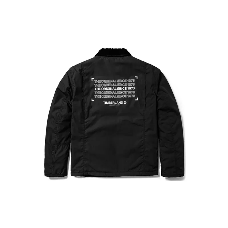 Timberland Velvet Jackets Men Black-1