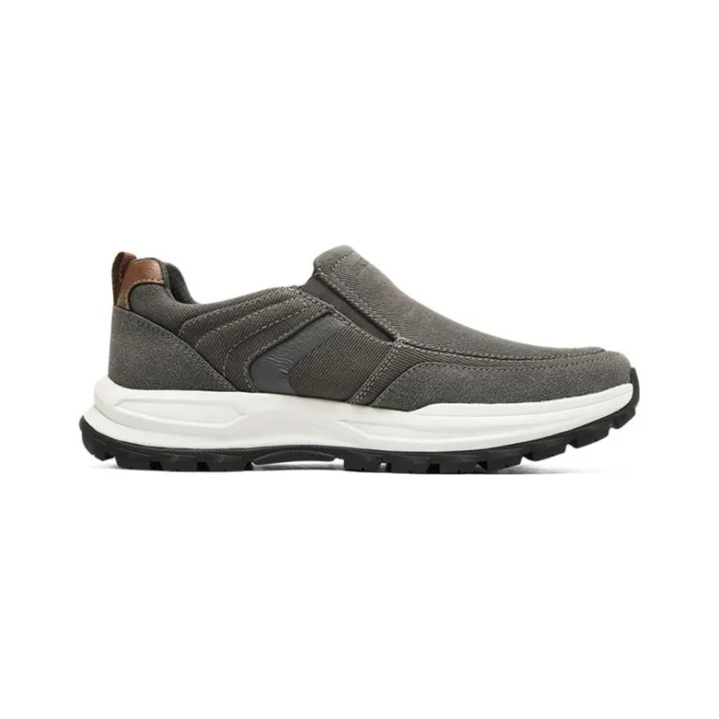 Skechers Zeller Cushioned Wear Resistant Impact Resistant Low Top Casual Shoes Men's Charcoal Gray-1