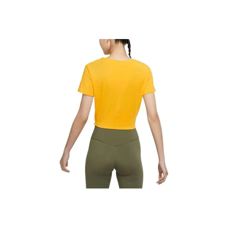 Nike Dri Fit T Shirts Women's Yellow-1