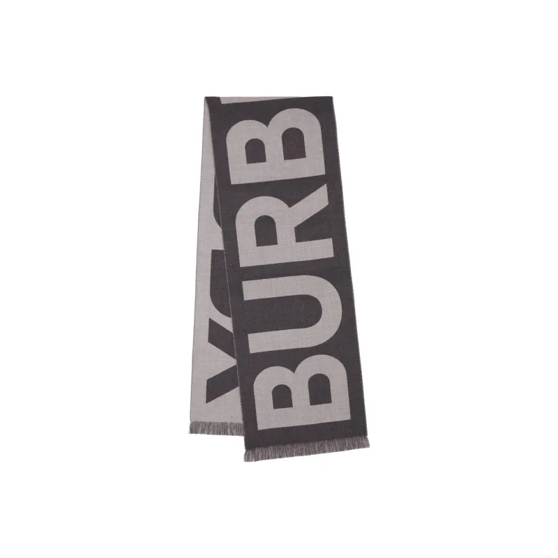 Burberry Knit Scarves Women's Flint Gray-1