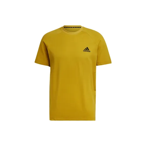 Adidas T-Shirts Men Yellow