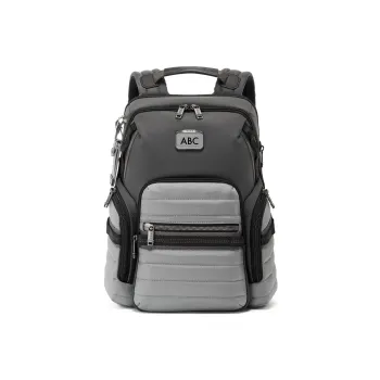 TUMI Alpha Bravo Nylon Backpack Men's Gray