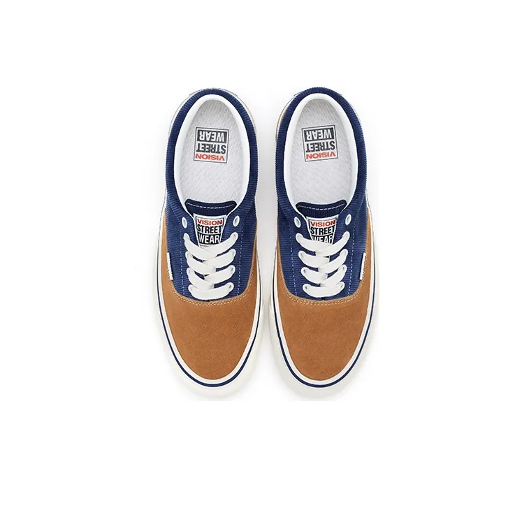 Vision Street Wear Trainers Plus Low Top Skateboard Shoes Unisex Navy Blue-3