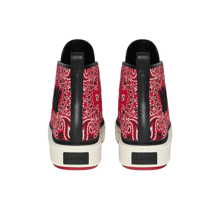 AMIRI M.A. Logo Court High 'Bandana - Red'-3