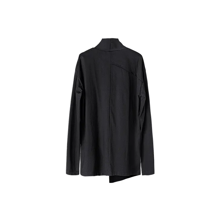 HUANXIANGZHE T Shirts Unisex Black-1