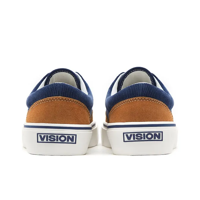 Vision Street Wear Trainers Plus Low Top Skateboard Shoes Unisex Navy Blue-4