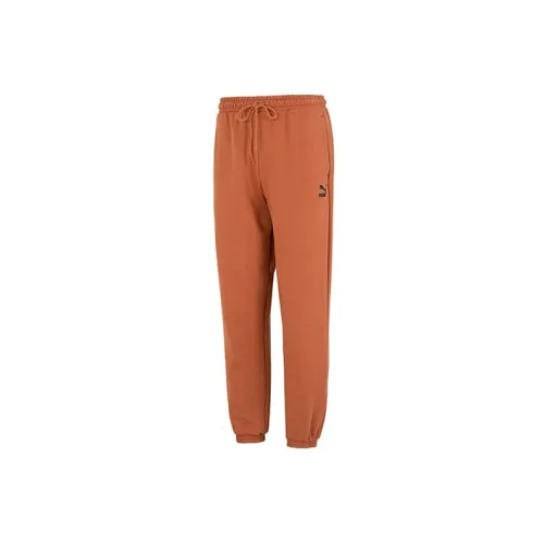PUMA CLASSICS Knitted Sweatpants Men Yellow