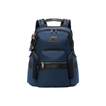 TUMI Alpha Bravo Nylon Backpack Men's Marine Blue