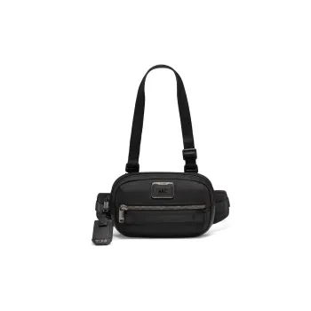 TUMI Alpha Bravo Ballistic Nylon 3 in 1 Shoulder Bag, Crossbody Bag, Fanny Pack, Sling Bag Men's Black