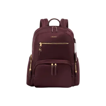 TUMI Voyageur Nylon Backpack Women's Beet Red