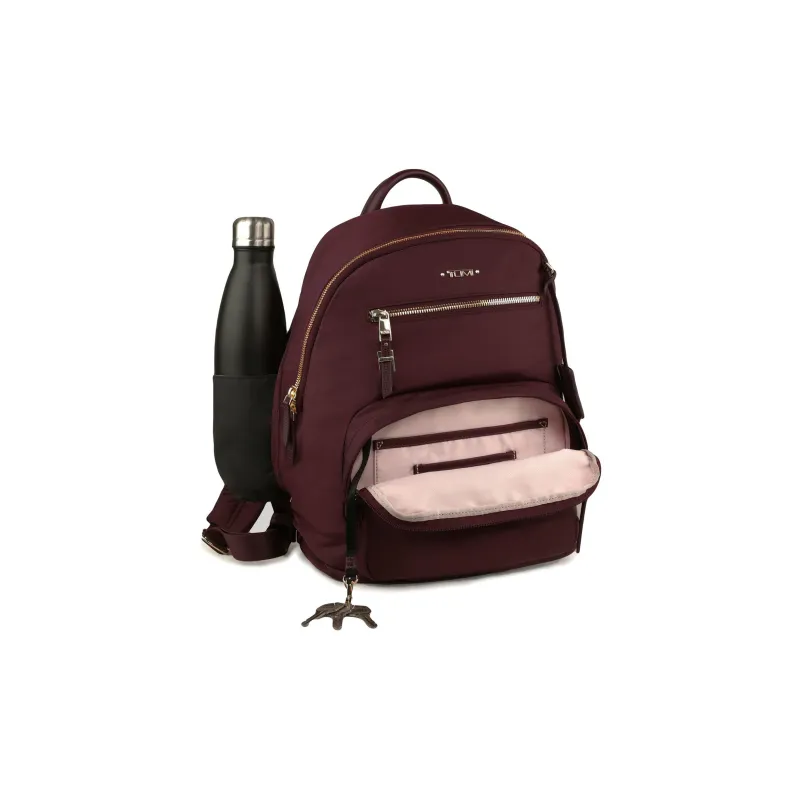 TUMI Voyageur Nylon Backpack Women's Beet Red-2