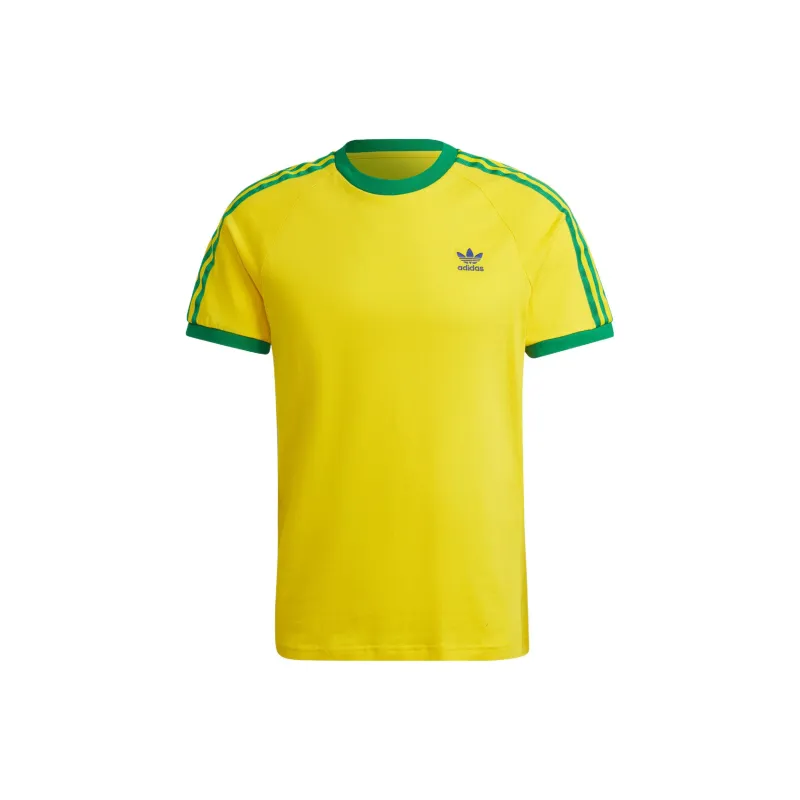 adidas originals 3 Stripes Tee Yellow-0