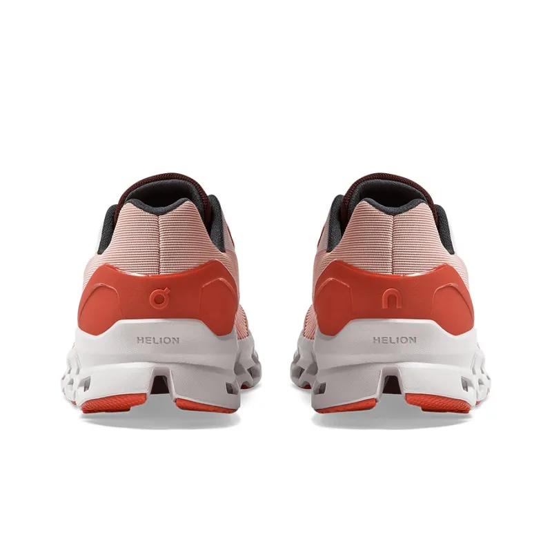 On Running Cloudstratus Rose Red Women's-4