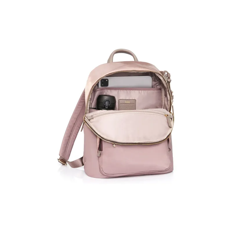 TUMI Voyageur Nylon Backpack Women's Pink-3