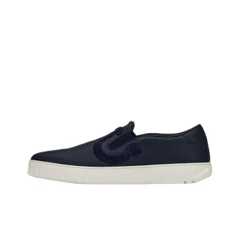 FERRAGAMO GANCINI Stylish Skateboarding Shoes Men's Dark Blue