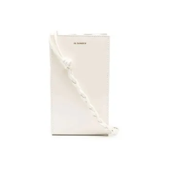 JIL SANDER Calfskin Shoulder Bag Crossbody Bag Women's White