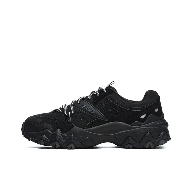 FILA Oakmont 2 WE Slip Resistant Warm Low Top Casual Shoes Women's Black-0