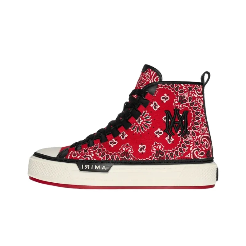 AMIRI M.A. Logo Court High 'Bandana - Red'-0