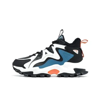 XTEP Red Rock Daimian Cushioned Slip Resistant Warm Low Top Sports Casual Shoes Men's Black White Blue