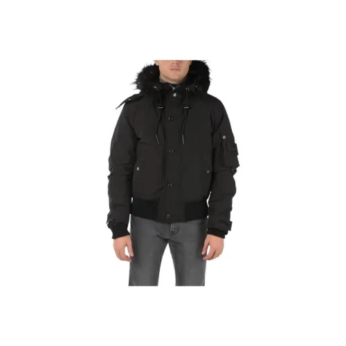 DIESEL Parka Coat Men Black