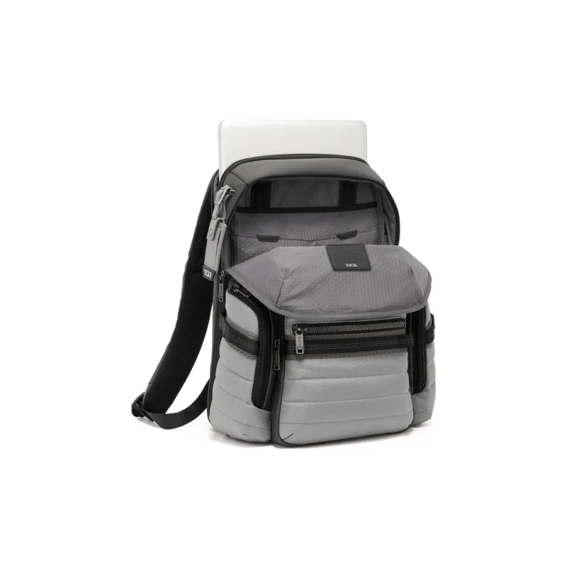 TUMI Alpha Bravo Nylon Backpack Men's Gray-2