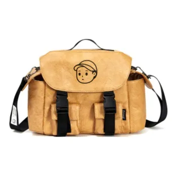 Finerworld DuPont Paper Handbag, Shoulder Bag, Crossbody Bag Unisex Yellow