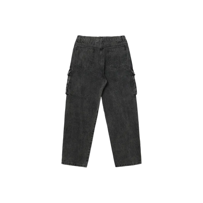 MIND ERROR Jeans Unisex Black-1