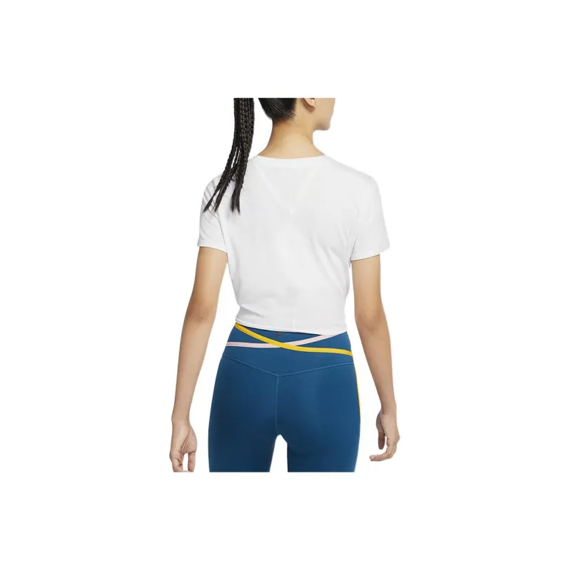 Nike Dri Fit Set in Sleeve T Shirt Women's White-1
