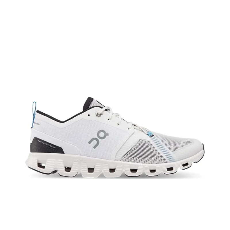 On Cloud X 3 Running Shoes Men Low Top White, Black-1