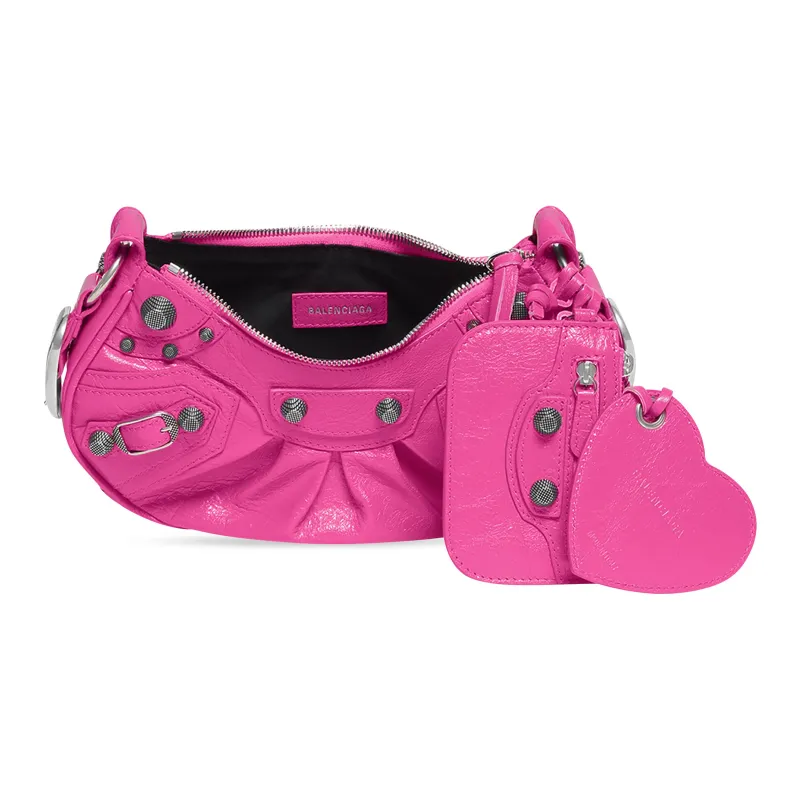 Balenciaga Le Cagole Shoulder Bag Xs Pink-4