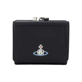Vivienne Westwood Lambskin Wallet Regular Women's Black