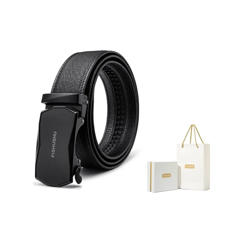 PISHUSHU Leather Belts Men-9
