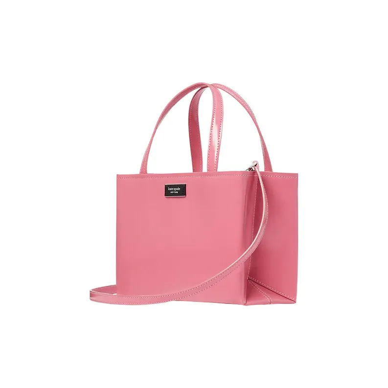 Kate Spade Sam Leather Tote Bag Shopping Bag Shoulder Bag Crossbody Bag Handbag Small Size Women's Pink-1