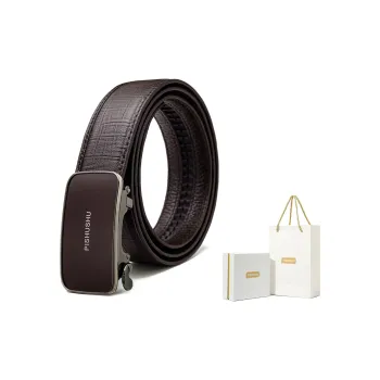 PISHUSHU Leather Belts Men