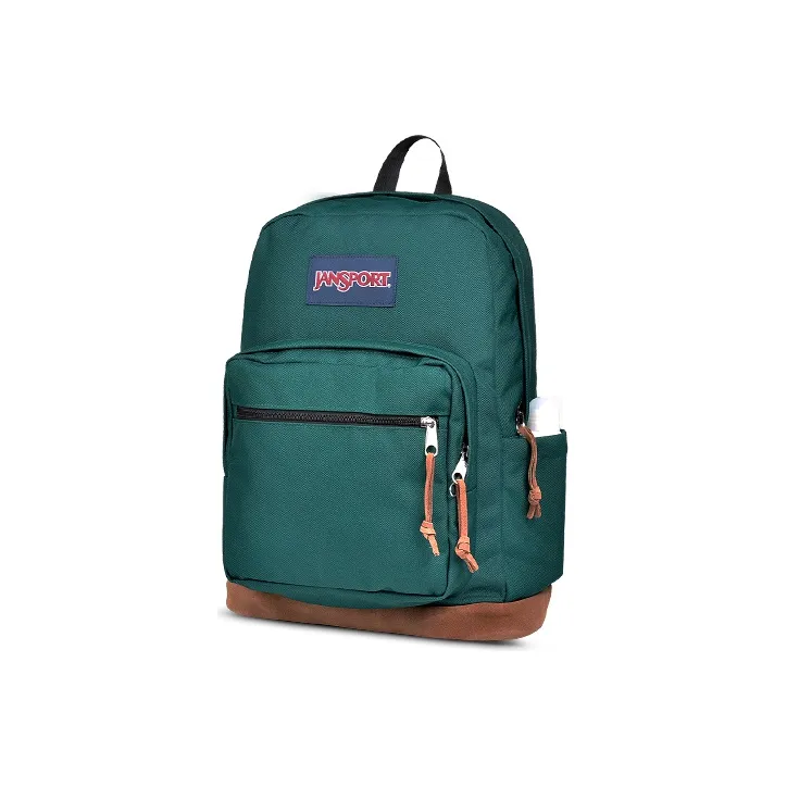 JanSport Polyester Laptop Bag Backpack Regular Unisex Pine Forest Green-1