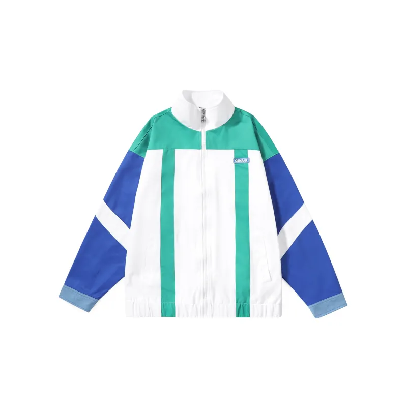 GENANX Loose Fit Jacket Unisex White-1