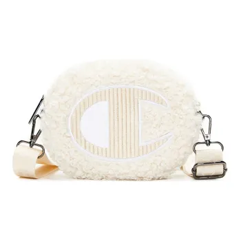Champion Plush Round Cake Bag Crossbody Bags Regular Unisex White