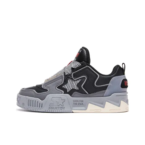 STARTER Skateboard Shoes Women's Low Top Black Gray